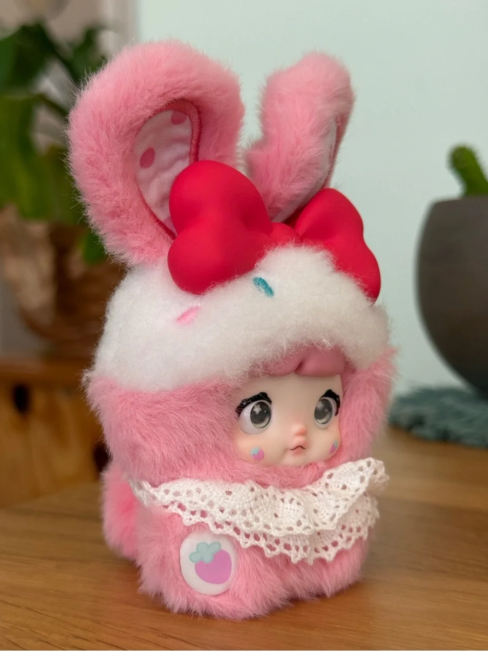 Nommi Baby Sweetheart Bunny 🐰 Strawberry Cream